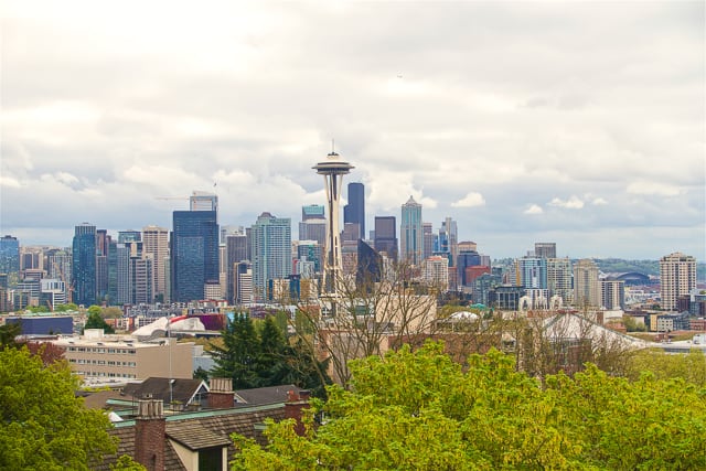 best views of Seattle from Kerry Park in Queen Anne Hill