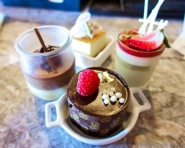 Mini desserts at The Ritz Carlton Amelia Island, FL