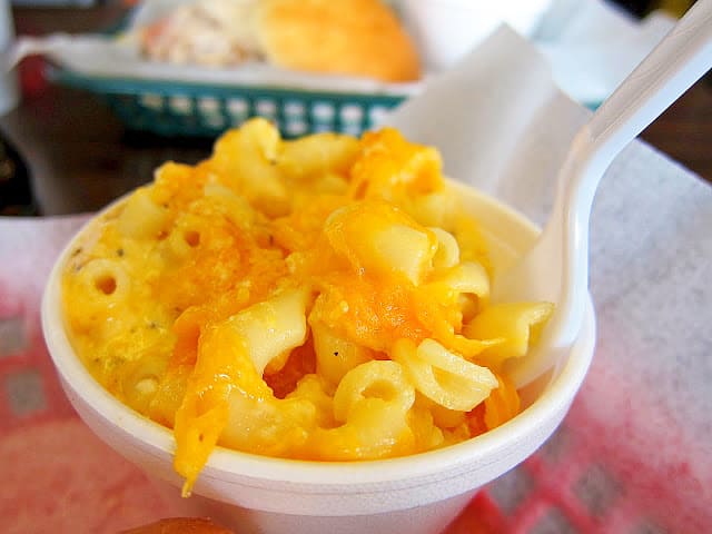 Mac and Cheese at Saw's BBQ in Homewood, Alabama
