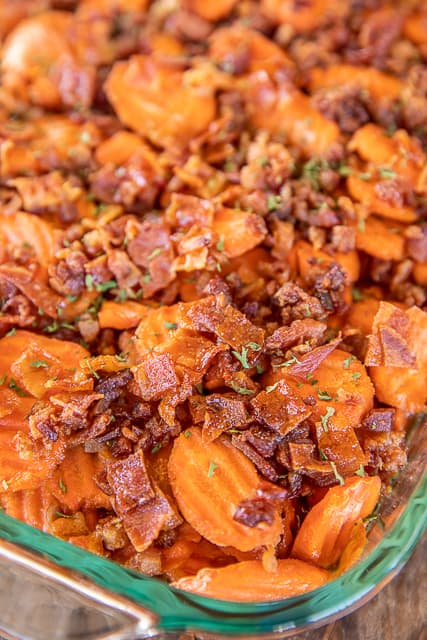 Bacon Smothered Carrots - Plain Chicken