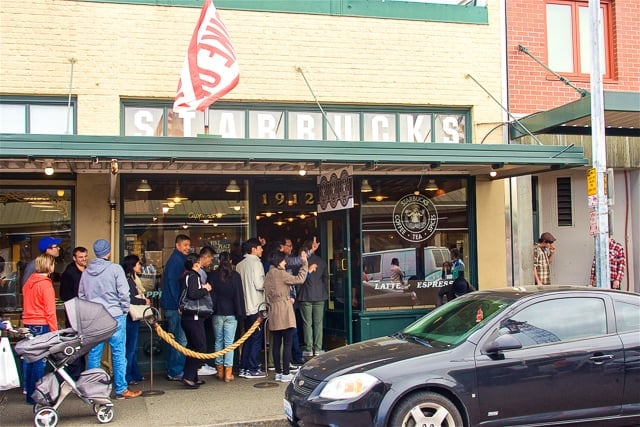 The Original Starbucks in Pike Place Market - Seattle, WA