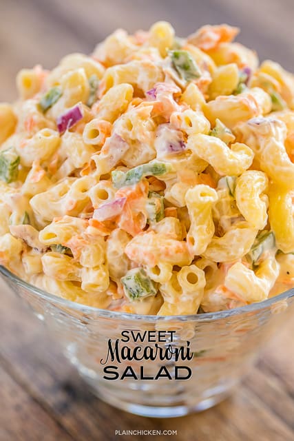 bowl of macaroni salad