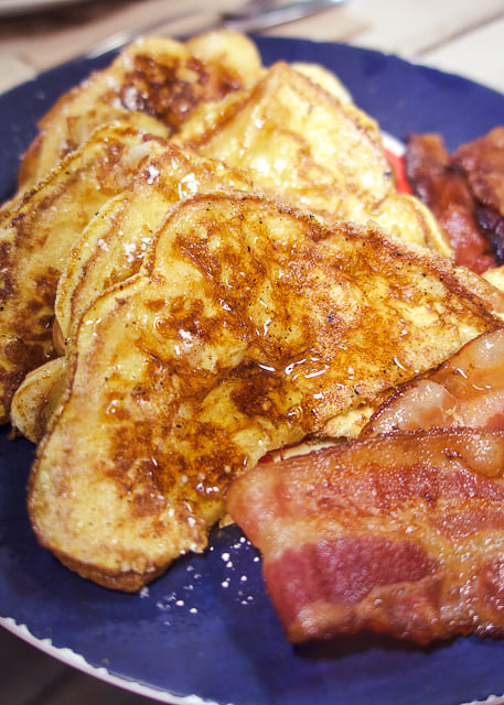 T-Ray's Burger Station - French Toast and Bacon - best breakfast on the island