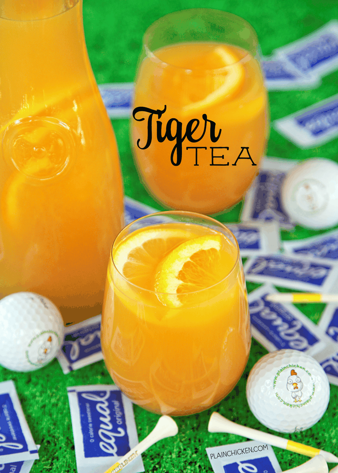Tiger Tea - tea, lemonade, orange juice sweetened with Equal®. SO refreshing and delicious. It is the perfect summer drink! It makes a ton - great for parties! Everyone loves this kicked up sweet tea! #EmbraceYourTaste