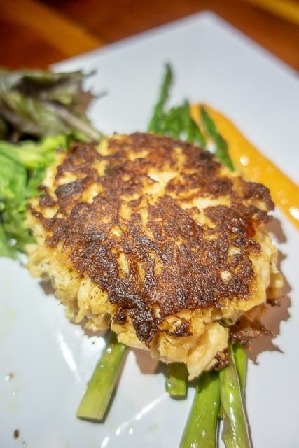 Crab Cake - Cap's on the Water - St Augustine FL