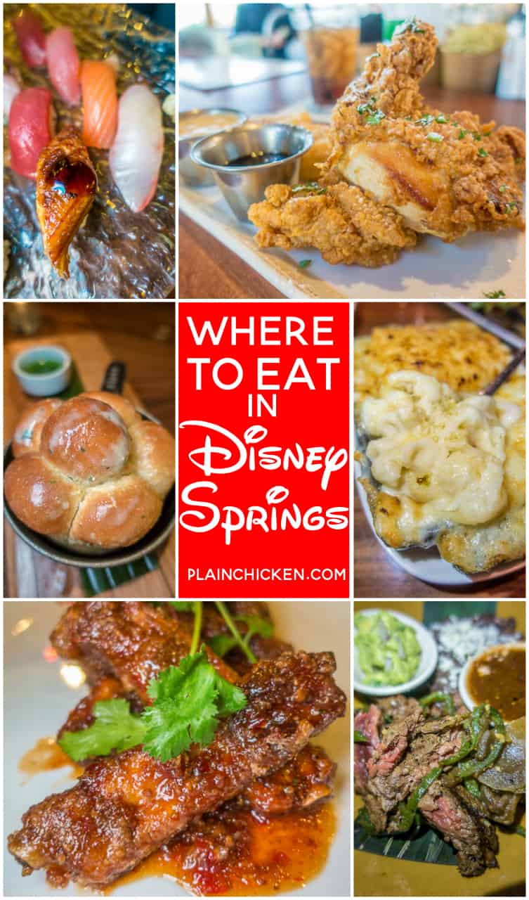 Where to eat at Disney Springs - Walt Disney World - Plain Chicken