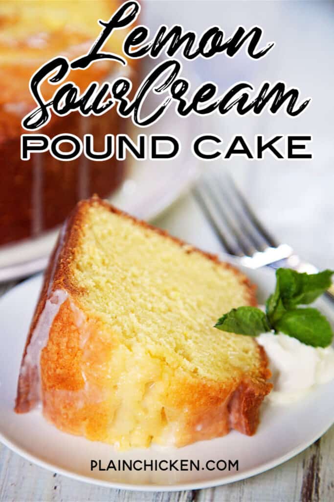 Lemon Sour Cream Pound Cake Plain Chicken