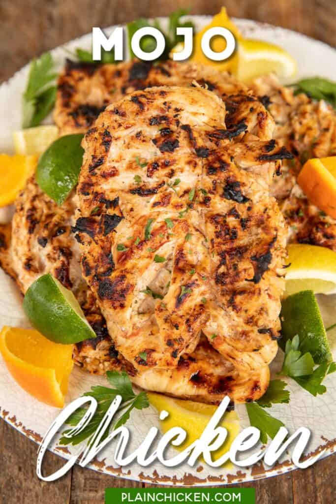 grilled chicken on a plate