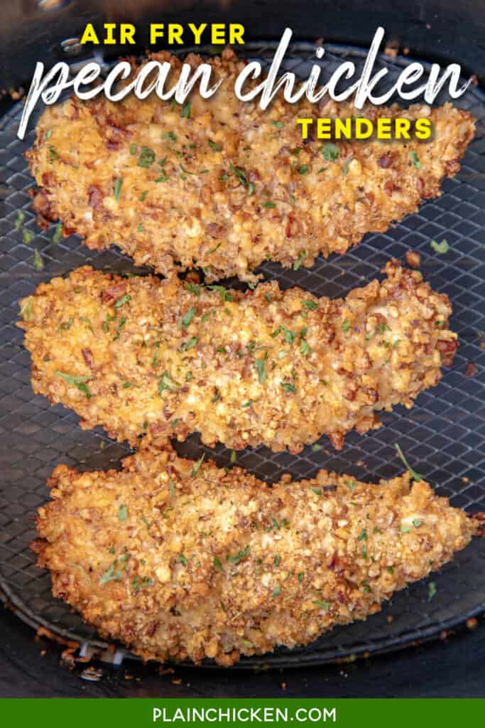 chicken tenders in air fryer basket