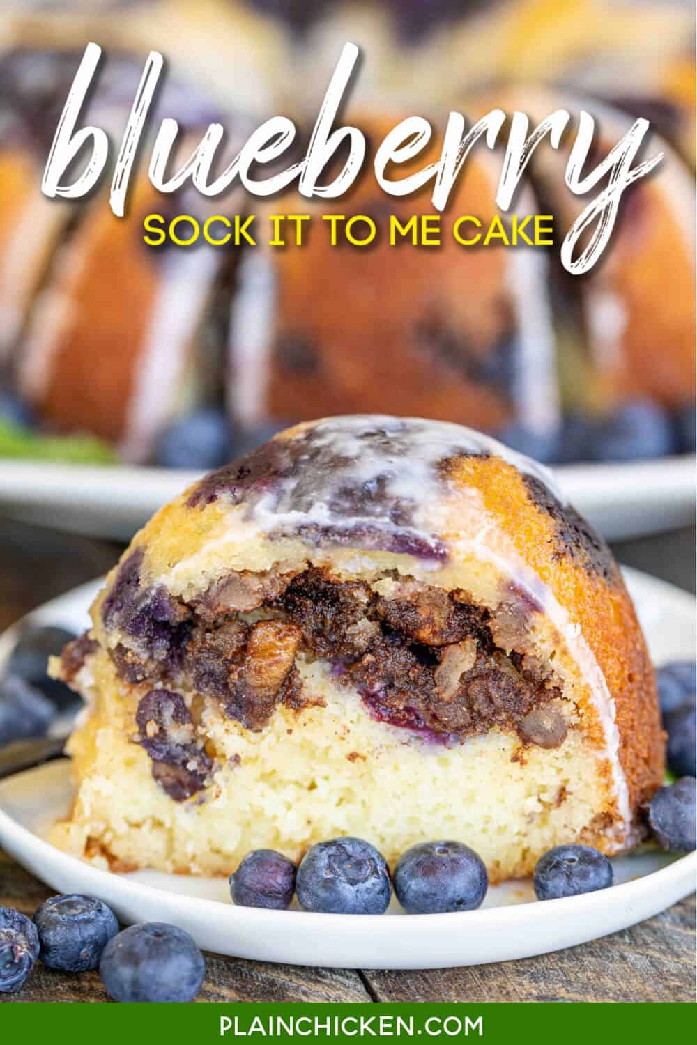 Blueberry Sock it to Me Cake - Plain Chicken