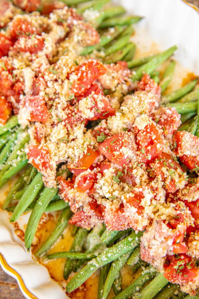 Italian Green Beans with Tomatoes - Plain Chicken