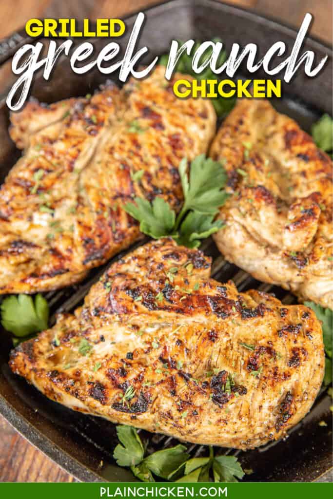 chicken in a grill pan