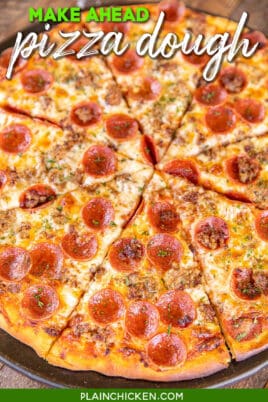 sliced pepperoni pizza