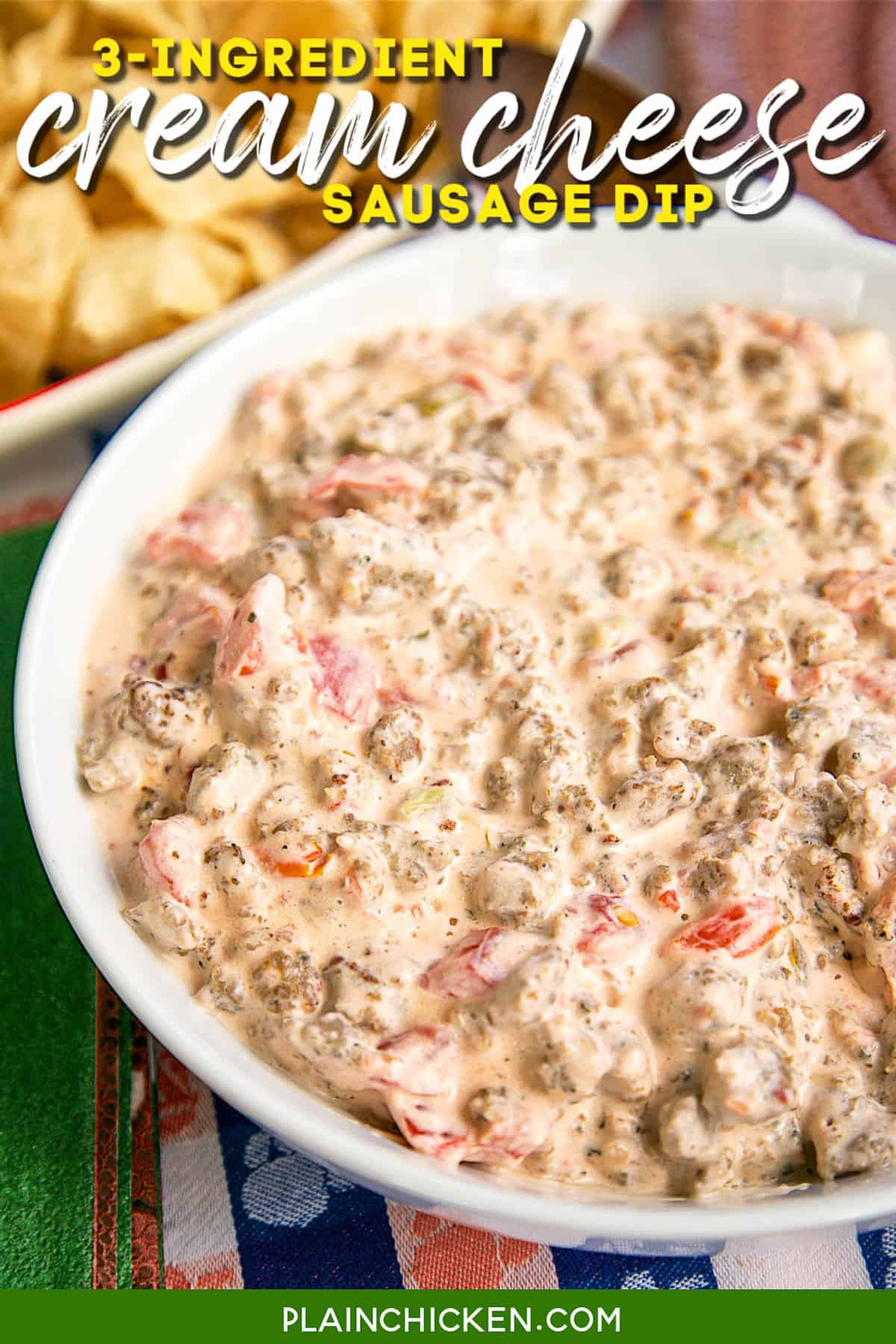 Slow Cooker Cream Cheese Taco Dip - Spicy Southern Kitchen