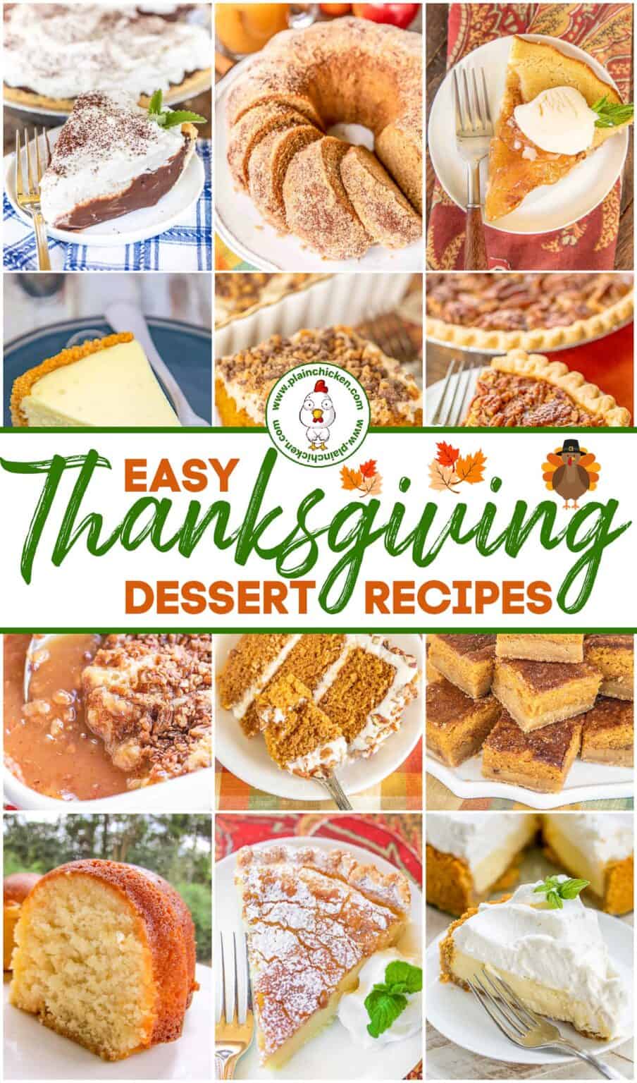 Easy Thanksgiving Desserts - Plain Chicken