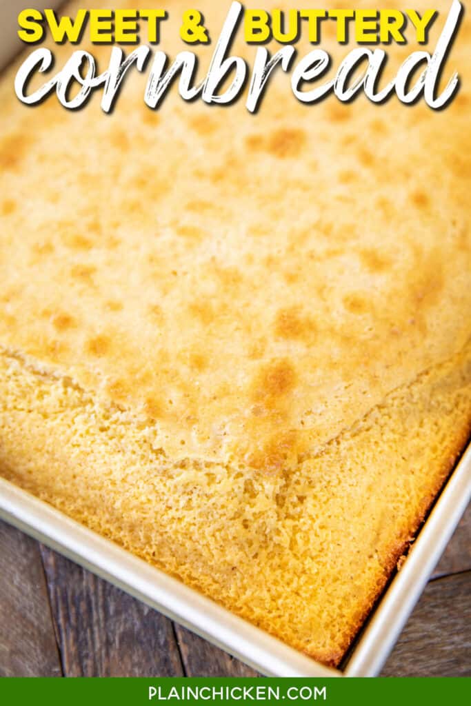 pan of cornbread