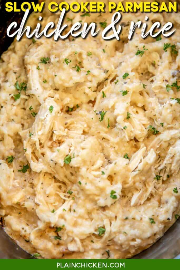 chicken & rice in slow cooker