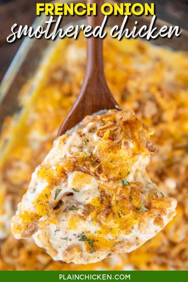 French Onion Smothered Chicken - Plain Chicken