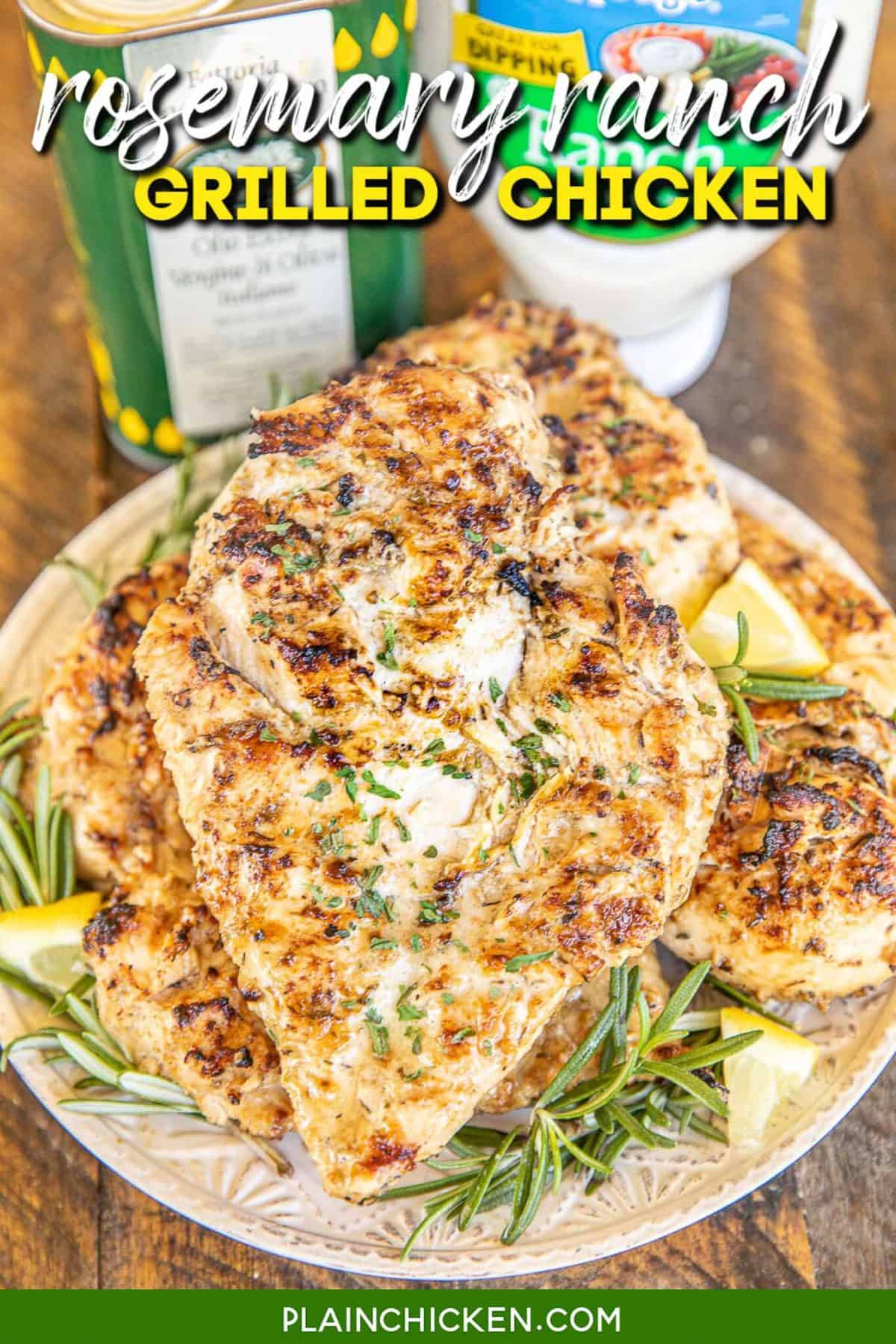 Copycat Outback Ranch Dressing - Plain Chicken
