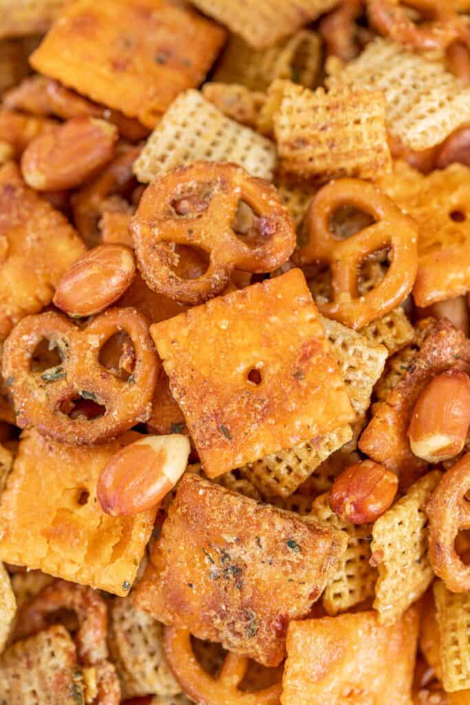 bowl of ranch chex mix