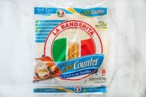 package of low carb tortillas