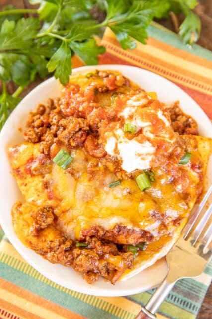 Beef & Cheese Enchilada Casserole (Low-Carb) - Plain Chicken