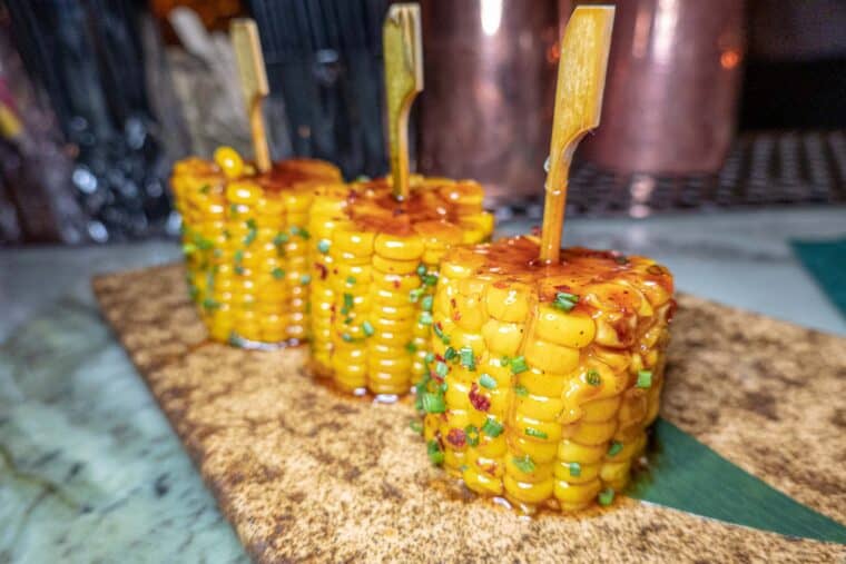 corn on the cob on a plate