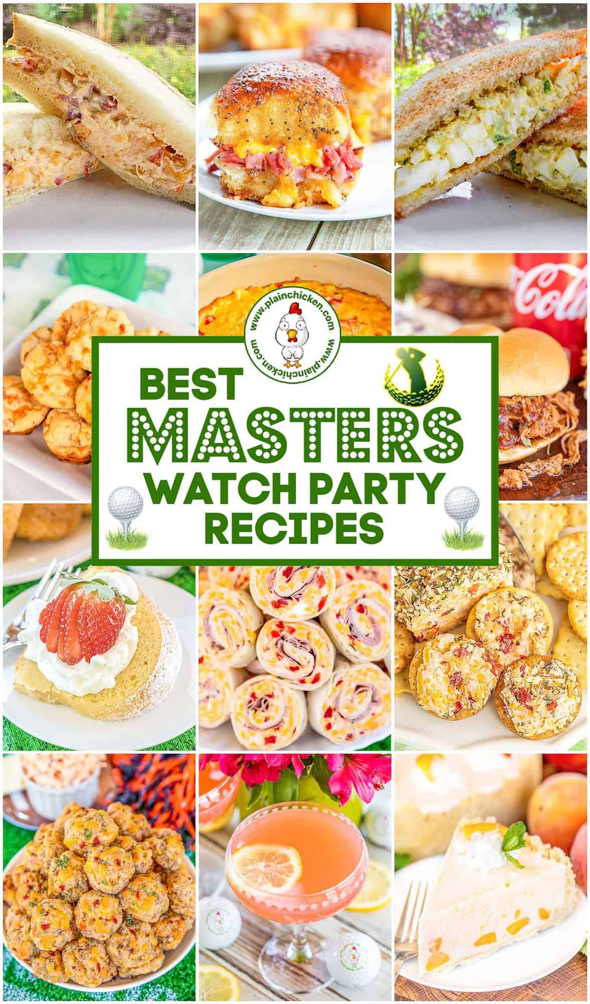 15 Recipes for Watching The Masters Tournament
