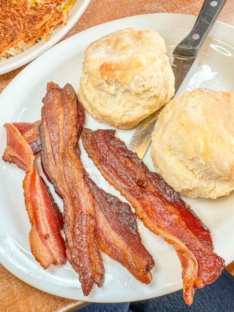 bacon and biscuits