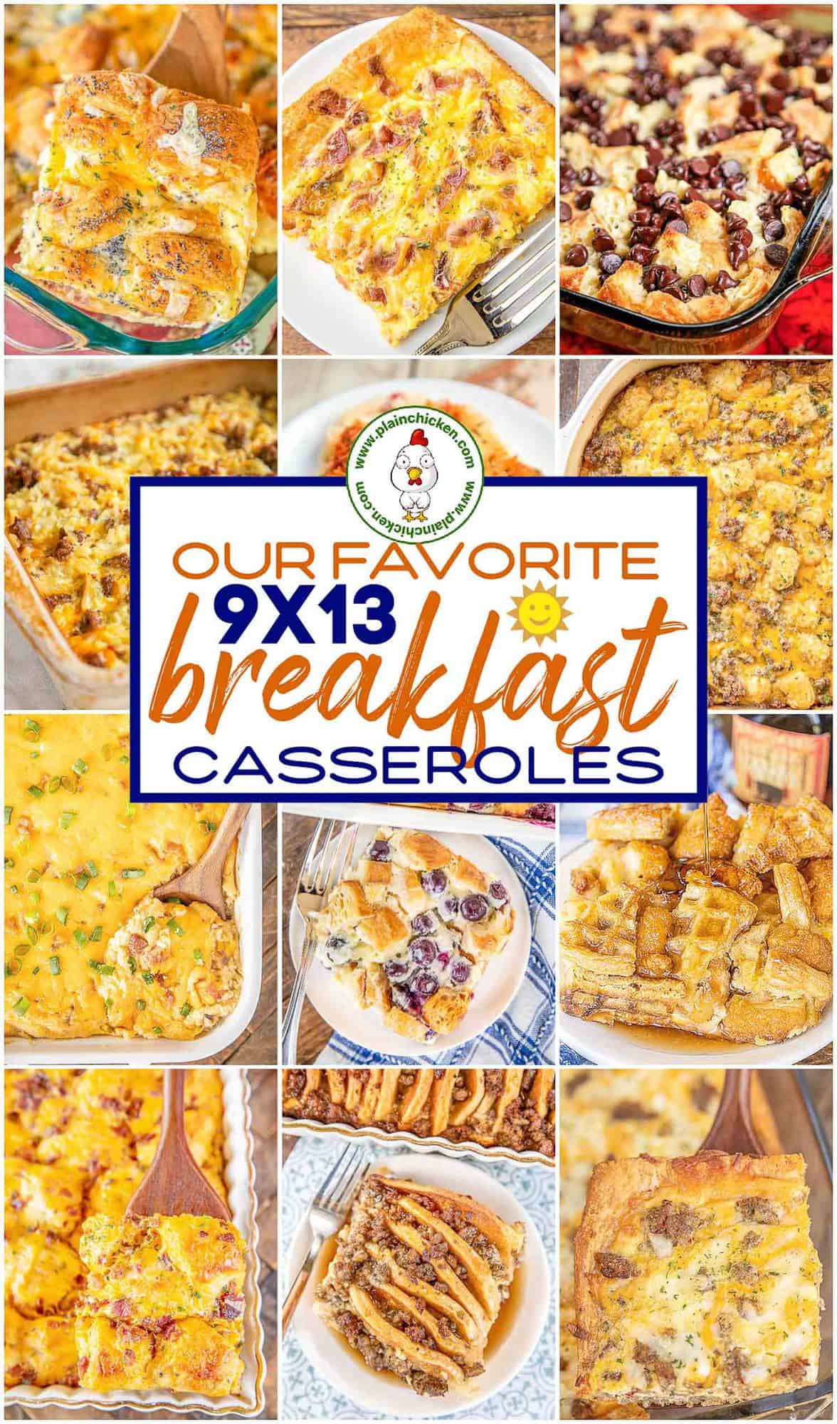 Our Favorite 9x13 Breakfast Casseroles - Plain Chicken