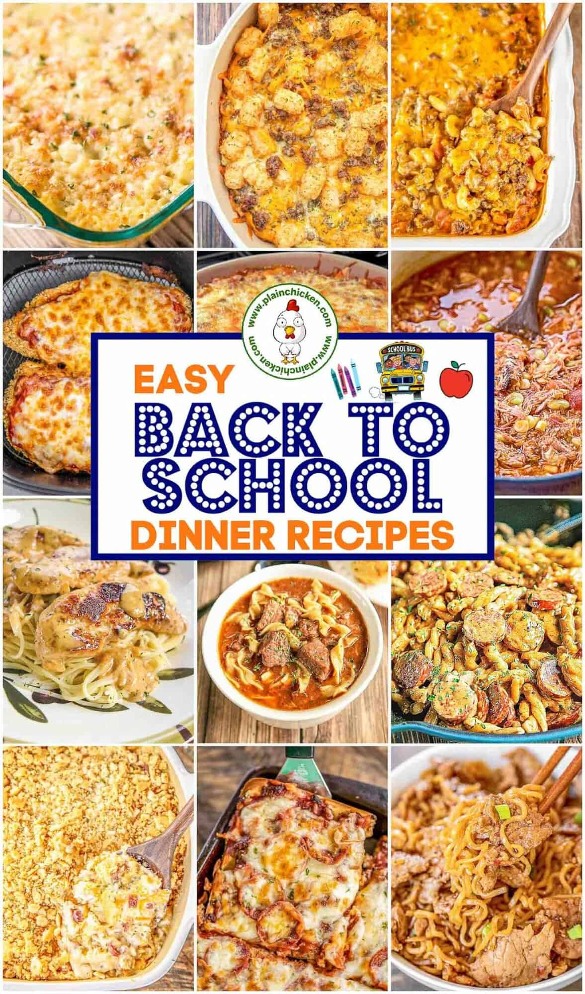 Back To School Recipes - Plain Chicken