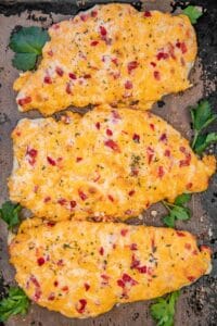 Melt in Your Mouth Pimento Cheese Chicken - Plain Chicken