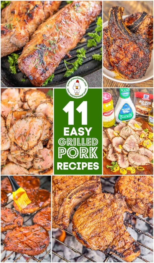 collage of 6 pork photos with text overlay